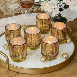 Shop Amazon Kate Aspen Gold Votive Candle Holders
