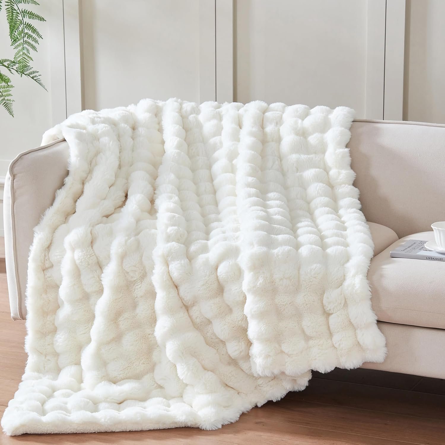 Shop Amazon Soft Faux Fur Throw Blanket